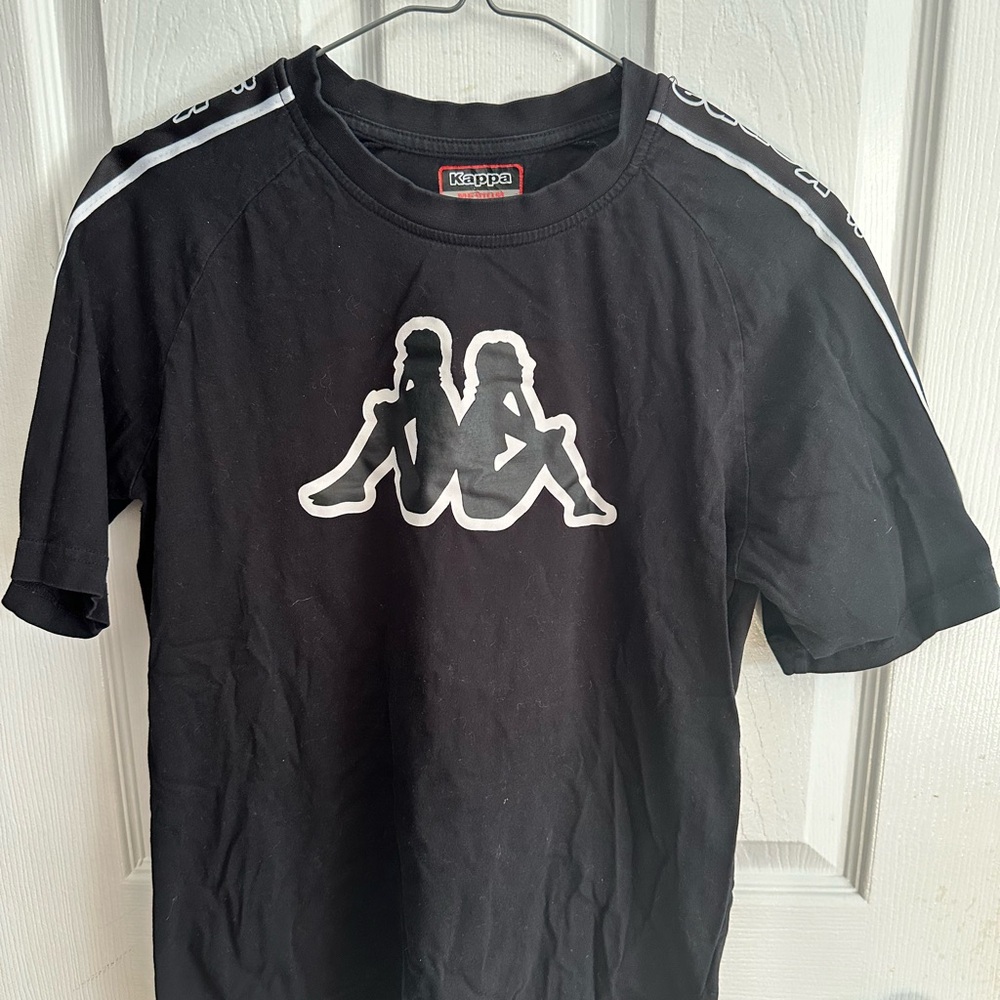 Kappa Black Short Sleeve Tee